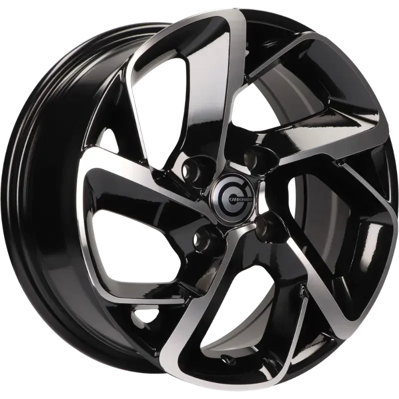 Carbonado Nantes Black Polished 6,50x15 4x108,00 ET25,00