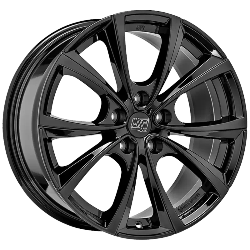 MSW 27T Gloss Black 9,50x19 5x114,30 ET45,00