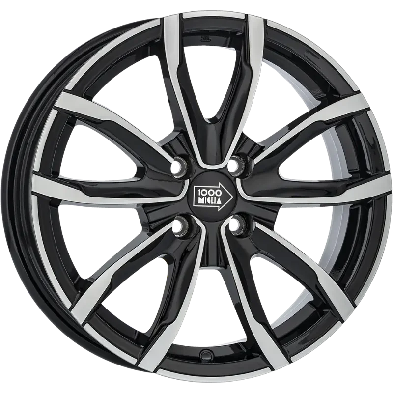 Mille Miglia EVO 001 Black Polished 6,50x16 4x100,00 ET40,00