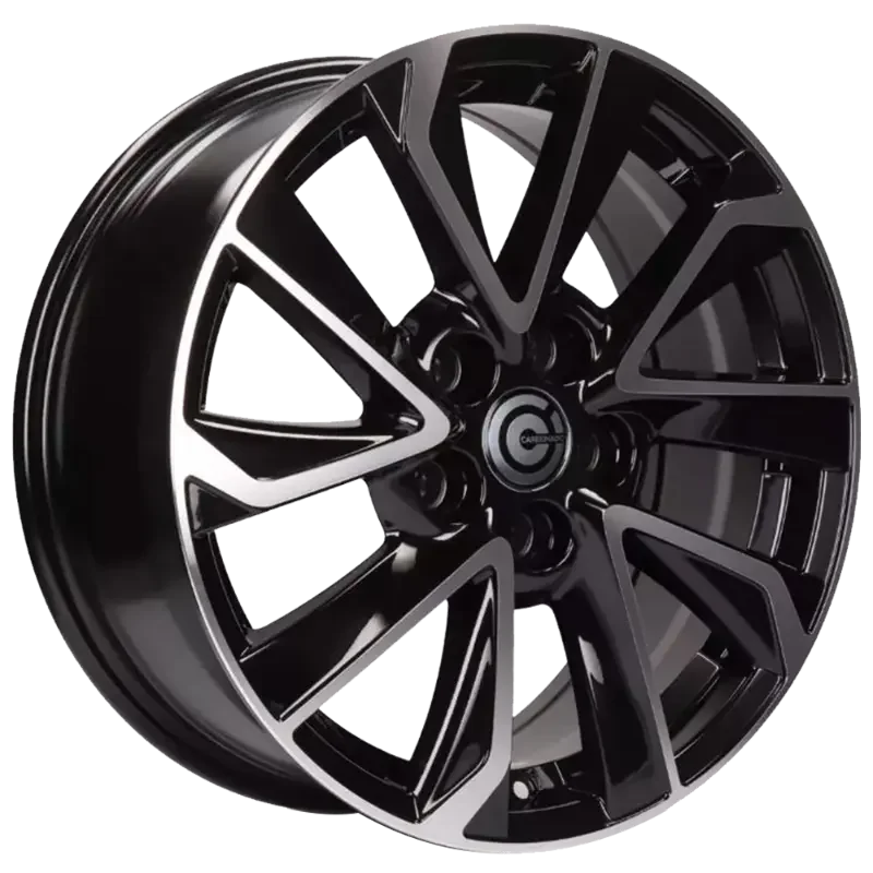 Carbonado Dynasty Black Polished 7,00x17 5x114,30 ET40,00