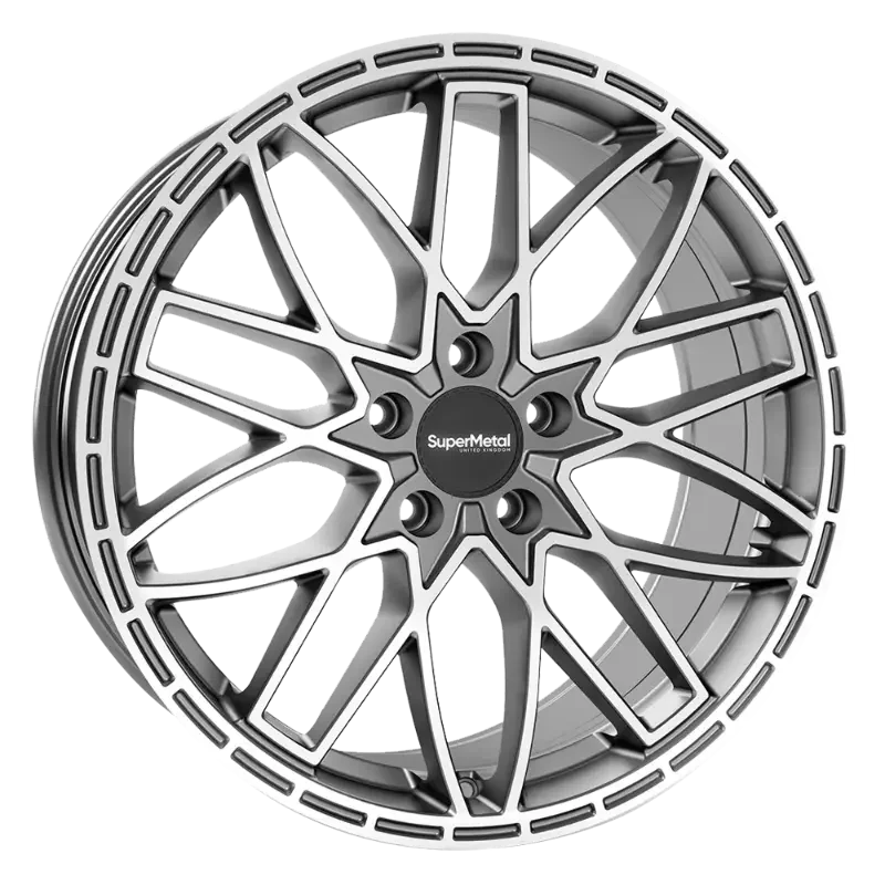 SuperMetal Vane Grey polished 8,00x20 5x120,00 ET55,00