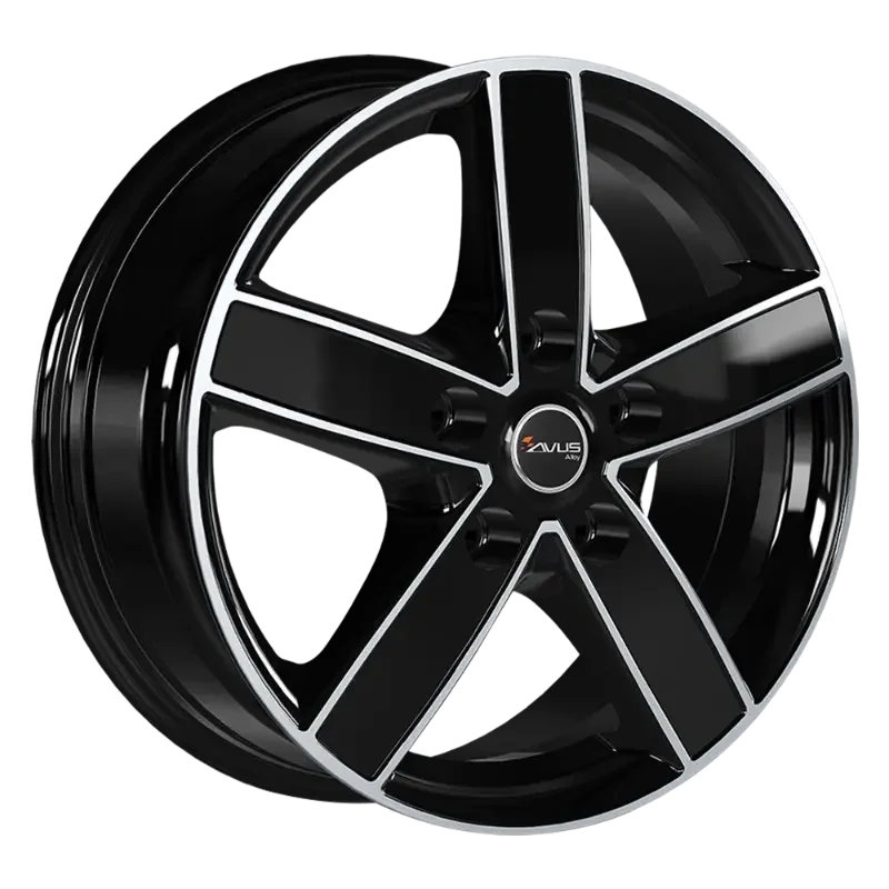 AVUS Racing AC-V51 - Black Polished 6,50x16 5x108,00 ET45,00