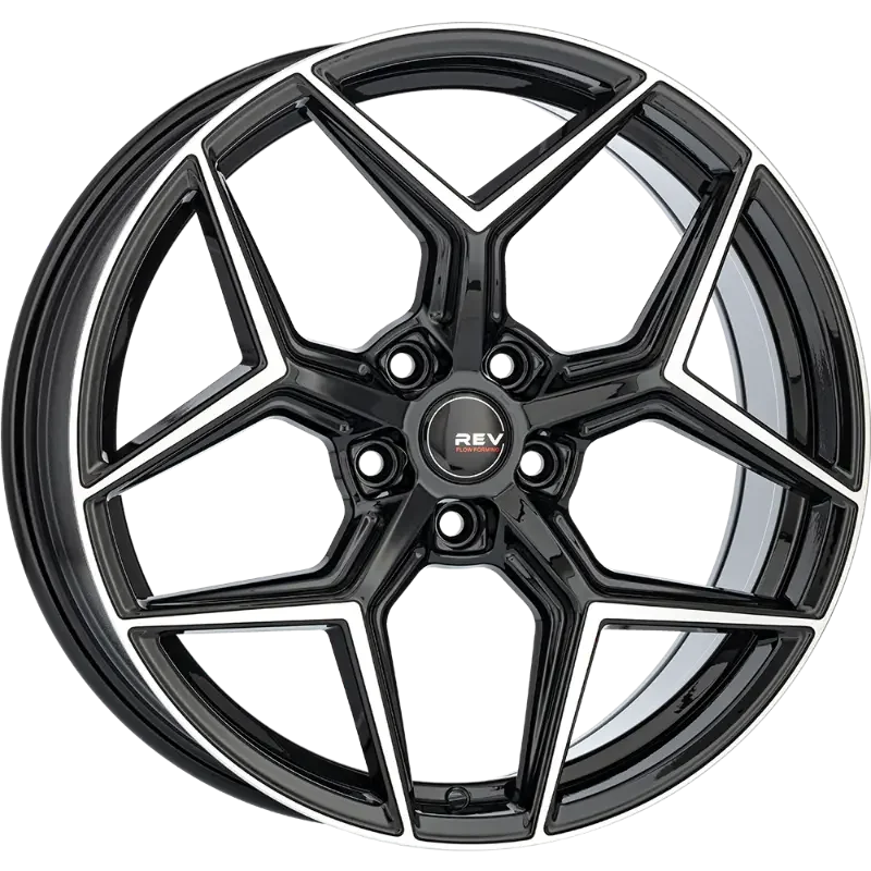 REVATIVO Comet FF Black Polished 8,00x18 5x112,00 ET35,00