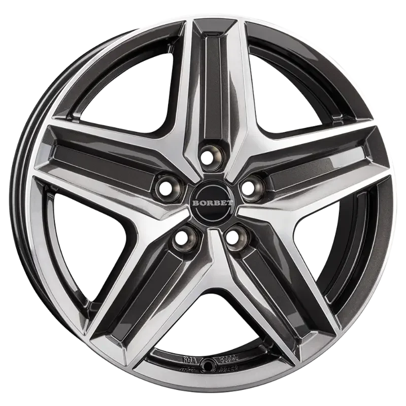 Borbet CWZ anthracite polished 6,00x17 5x112,00 ET30,00