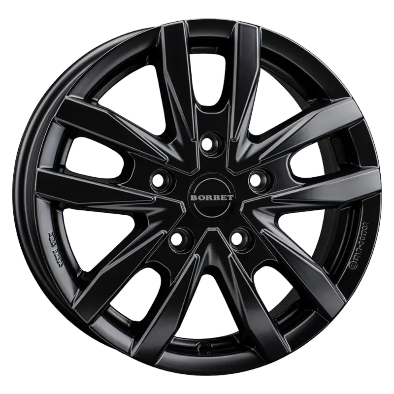 Borbet CW5 black matt 6,50x16 5x120,00 ET60,00