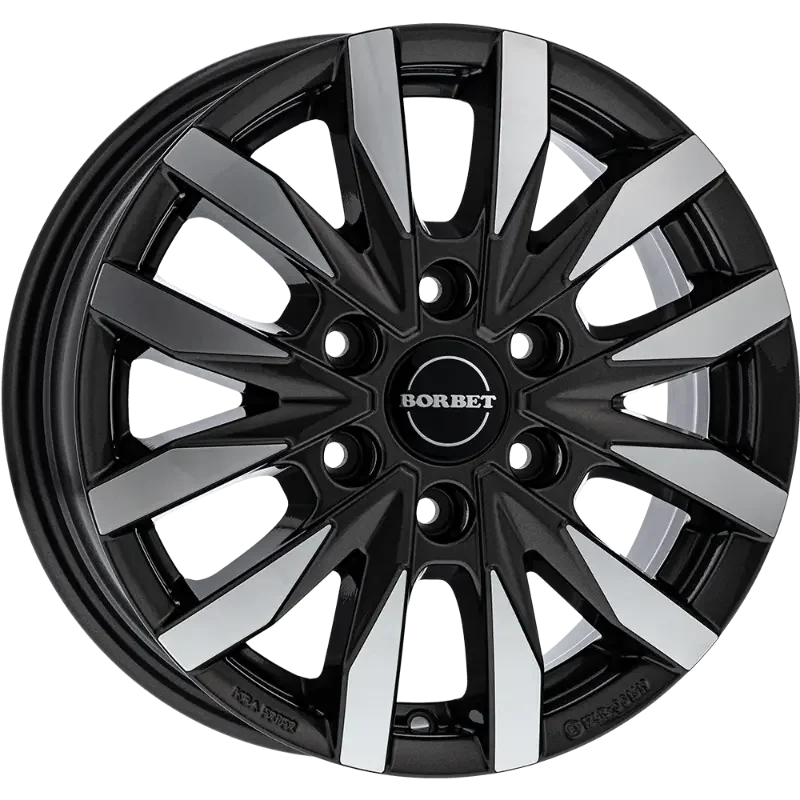 Borbet CW6 anthracite polished 6,50x17 6x130,00 ET62,00
