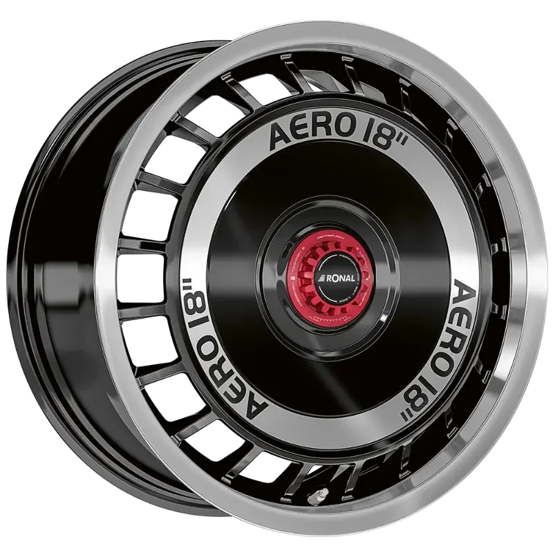 Ronal R50 REV-R Black Lip Polished 8,00x18 5x100,00 ET35,00