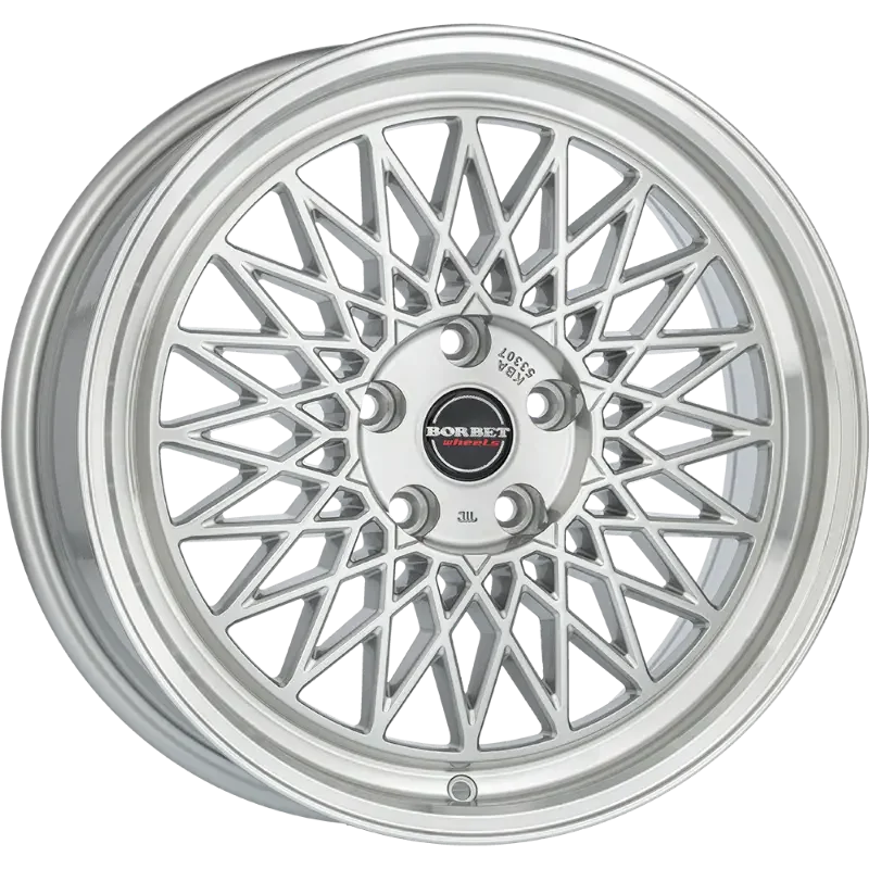 Borbet B silver rim polished 8,50x19 5x114,30 ET40,00