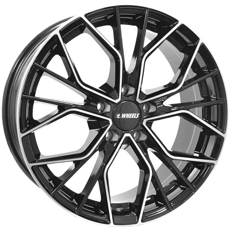 itWHEELS Tiara Black Polished 8,00x19 5x108,00 ET45,00