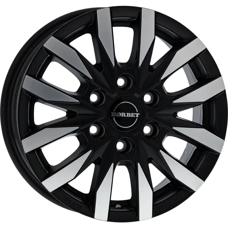 Borbet CW6 black polished 7,50x18 6x130,00 ET47,00