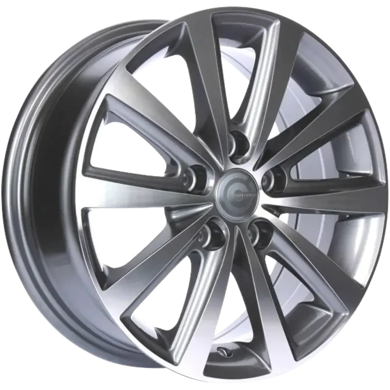Carbonado Madrid Anthracite Polished 6,00x15 5x100,00 ET38,00