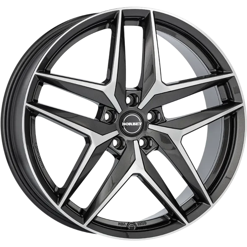 Borbet Z anthracite polished 8,00x19 5x112,00 ET39,00