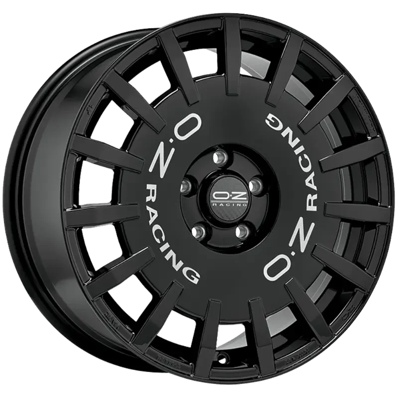 OZ RALLY RACING GLOSS BLACK 8,00x18 5x112,00 ET45,00