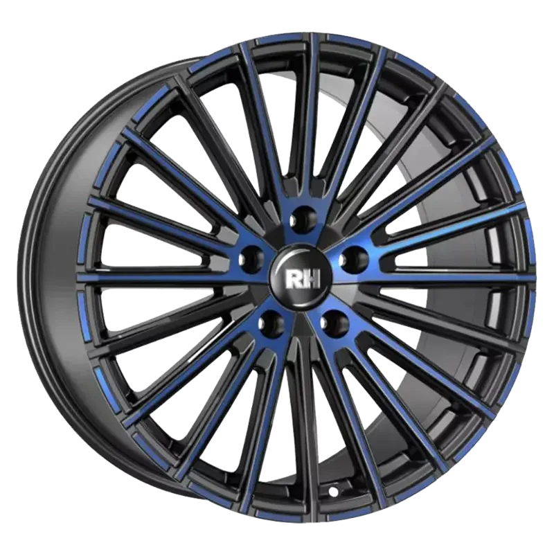 RH Alurad WM Flowforming Black Polished Blue 9,00x20 5x112,00 ET26,00