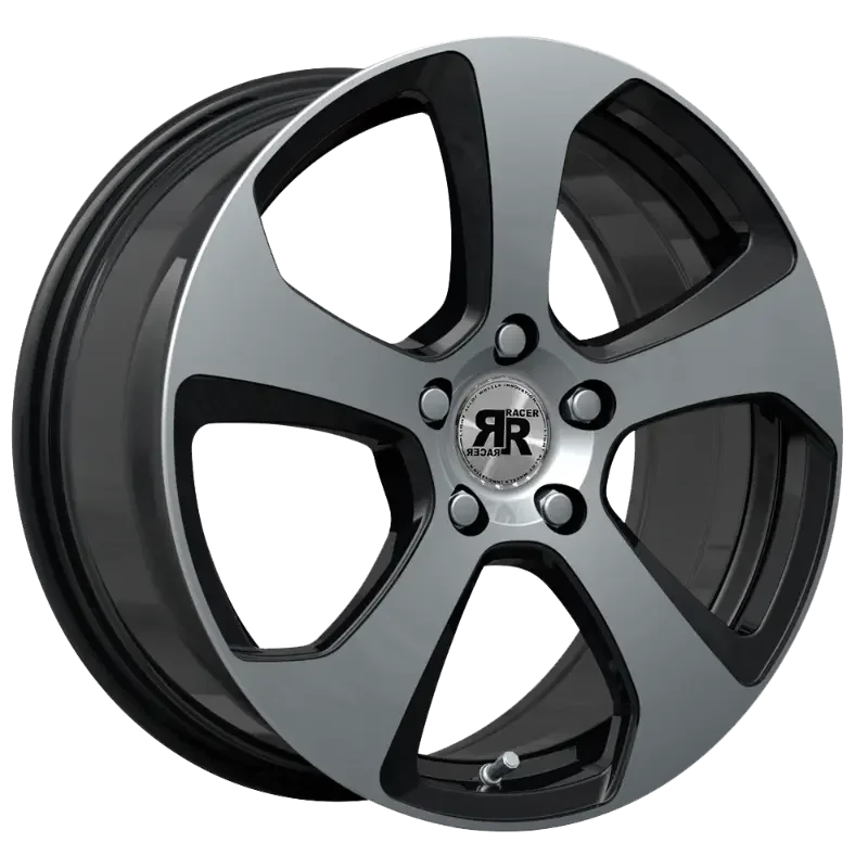 Racer FIVE Black Polished 7,50x17 5x100,00 ET35,00