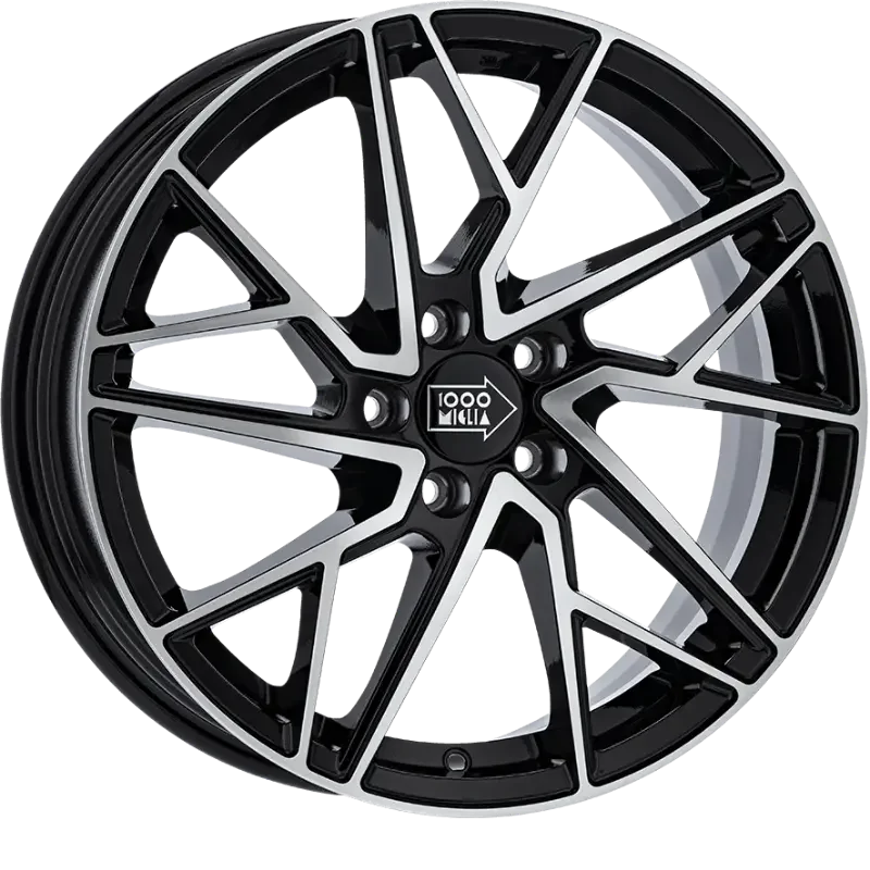Mille Miglia RX25 Black Polished 8,00x18 5x112,00 ET35,00