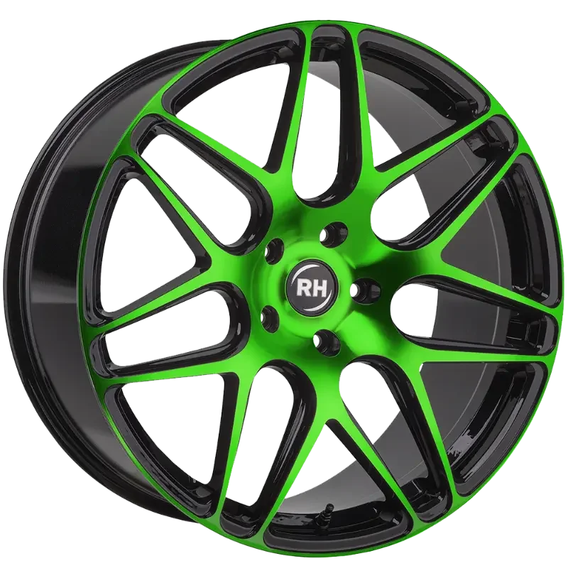 RH Alurad RB 11 Black Polished Green 9,00x20 5x112,00 ET55,00