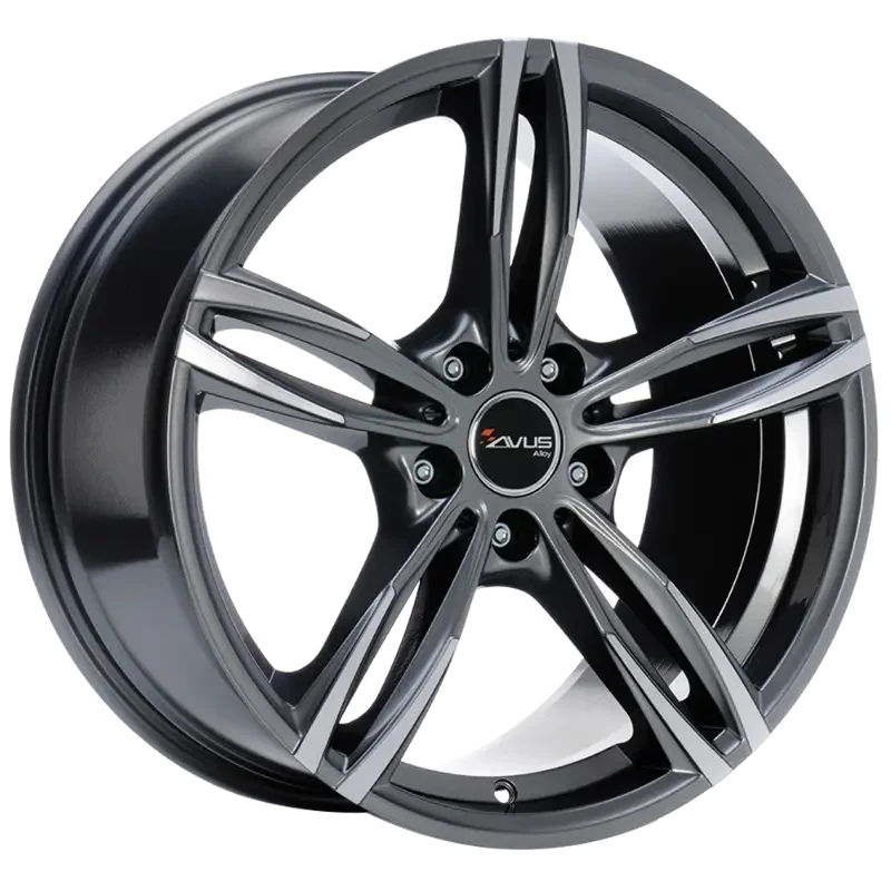 AVUS Racing AC-MB3 - Anthracite Polished 9,50x19 5x120,00 ET44,00