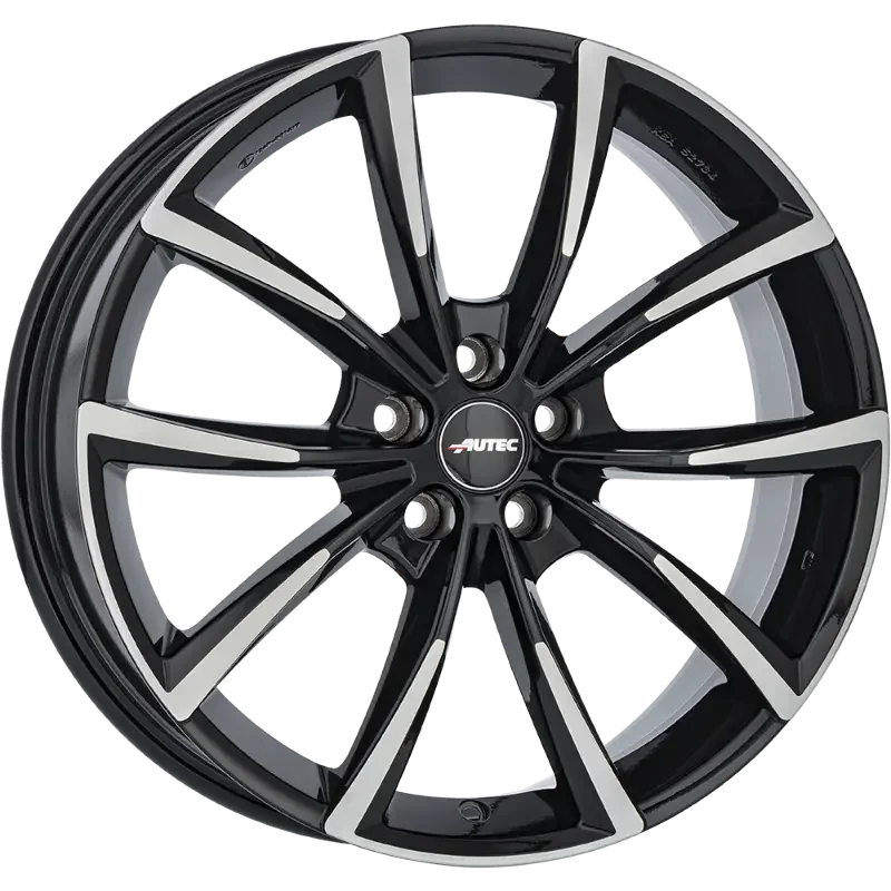 Autec Astana Black Polished 8,00x18 5x114,30 ET48,00