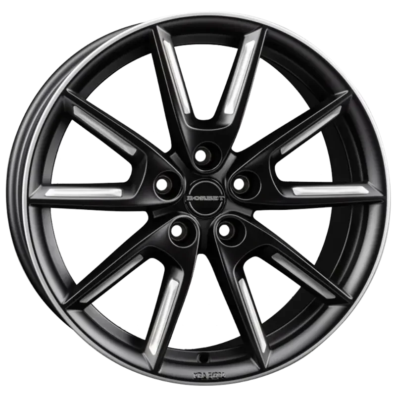 Borbet LX19 black matt silver spoke rim 8,00x19 5x108,00 ET45,00