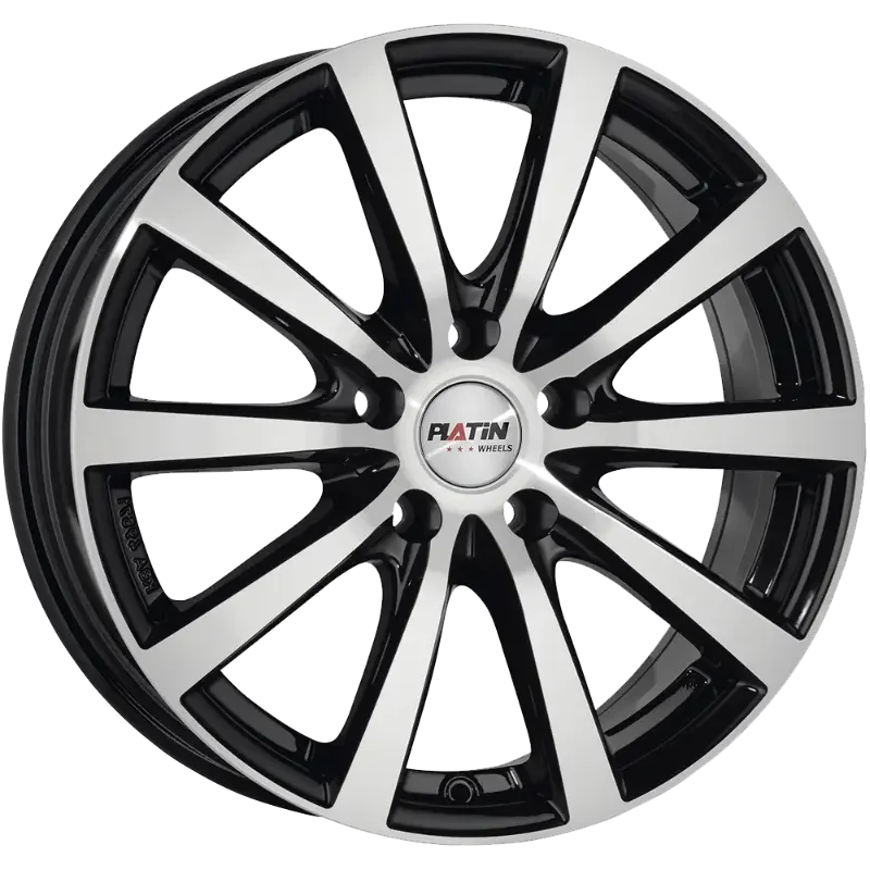 PLATIN Wheels P 69 Black Polished 8,00x18 5x120,00 ET50,10