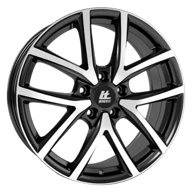 itWHEELS Mira Black Polished 6,50x16 4x100,00 ET40,00