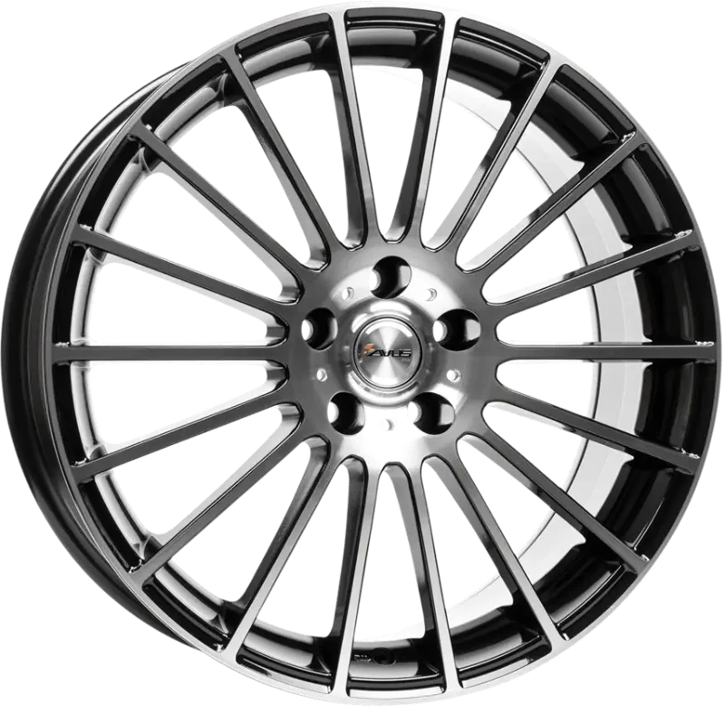 AVUS Racing AC-M03 - Black polished 6,50x16 4x108,00 ET45,00
