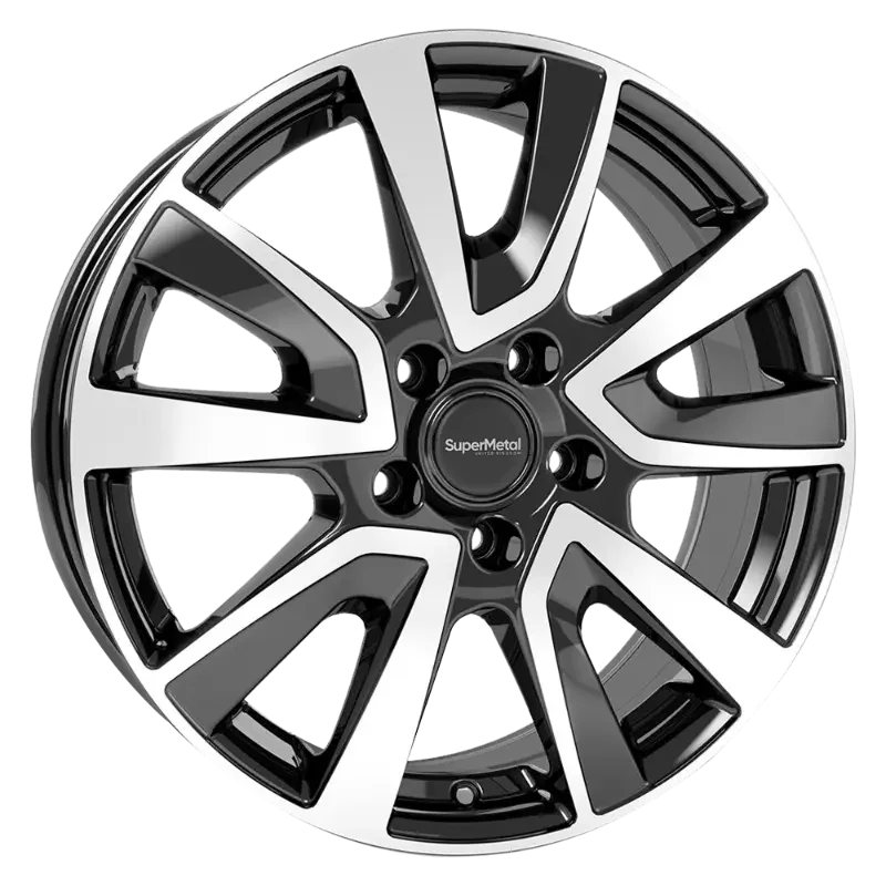 SuperMetal Vault Black polished 7,50x18 5x112,00 ET48,00