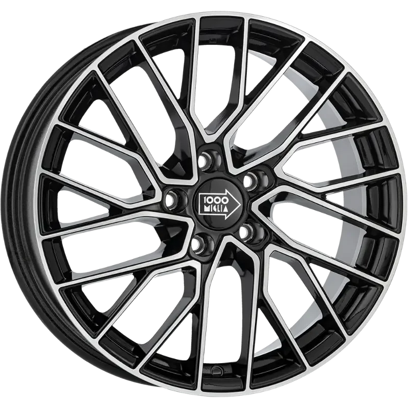 Mille Miglia MM1024 Black Polished 8,00x19 5x108,00 ET45,00
