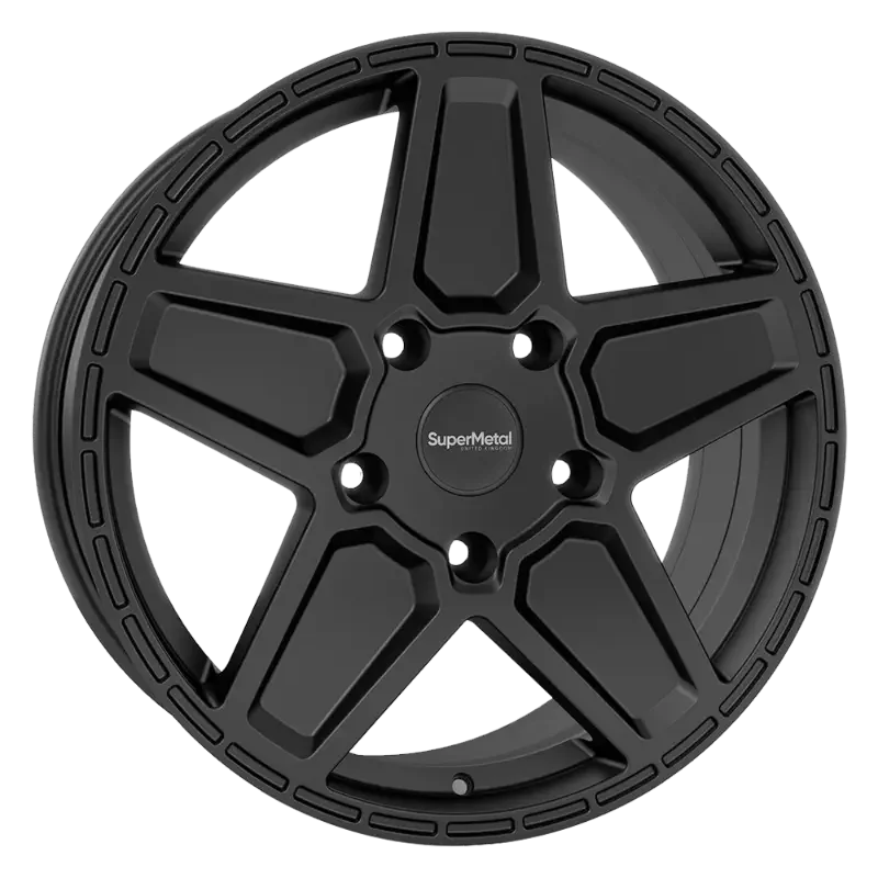 SuperMetal Rocket Black matt 8,00x18 5x160,00 ET45,00
