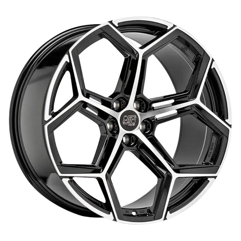 MSW 53 Black Polished 10,50x22 5x112,00 ET19,00