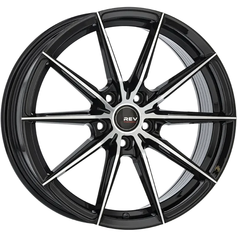 REVATIVO Nova FF Black Polished 8,00x18 5x112,00 ET45,00