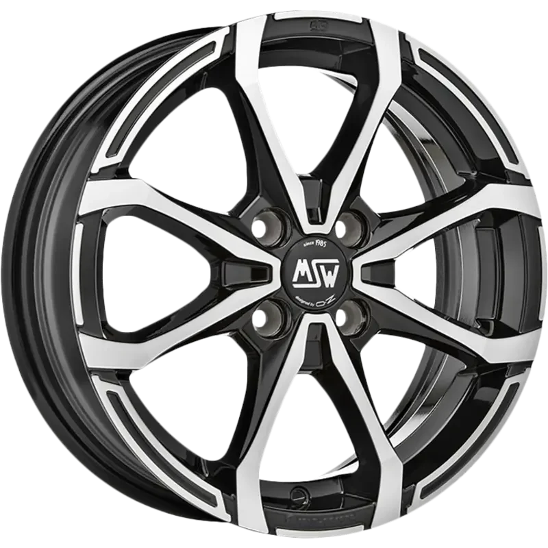 MSW X4 Black Polished 6,00x16 4x100,00 ET40,00