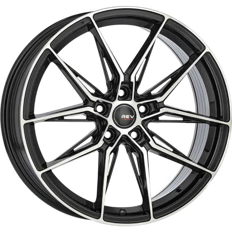 REVATIVO Pulsar FF Black Polished 8,00x19 5x112,00 ET45,00