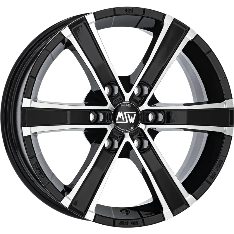 MSW Sahara 6 Black Polished 8,00x18 6x139,70 ET20,00