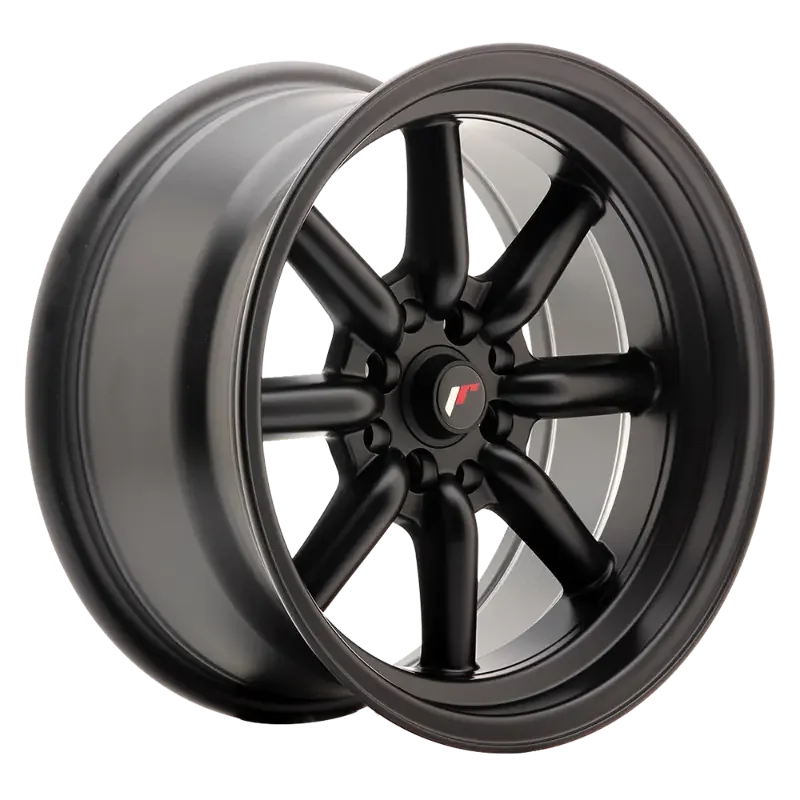 JR Wheels JR19 Matt Black 9,00x15 4x100,00 / 4x114,30 ET-13,00