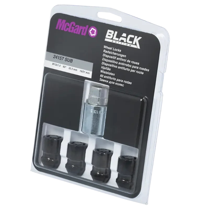 Zestaw zabezpieczający McGard Black - Nakrętki