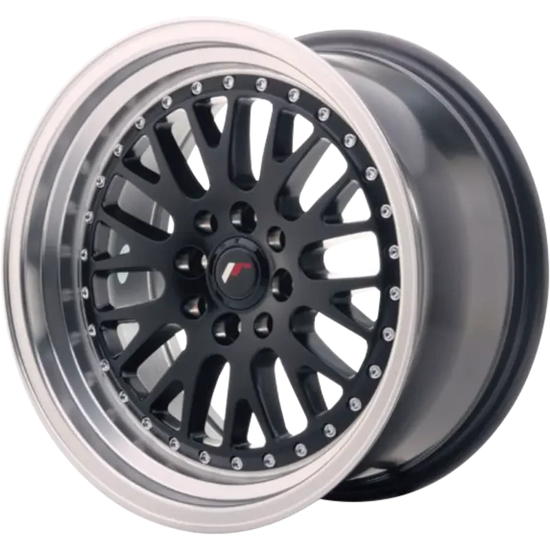 JR Wheels JR10 Black Machined 7,00x15 4x100,00 / 4x108,00 ET30,00