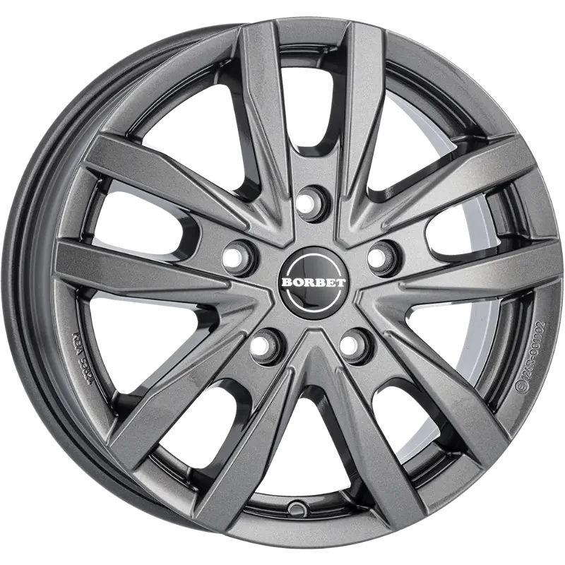 Borbet CW5 grey glossy 6,50x16 5x130,00 ET66,00