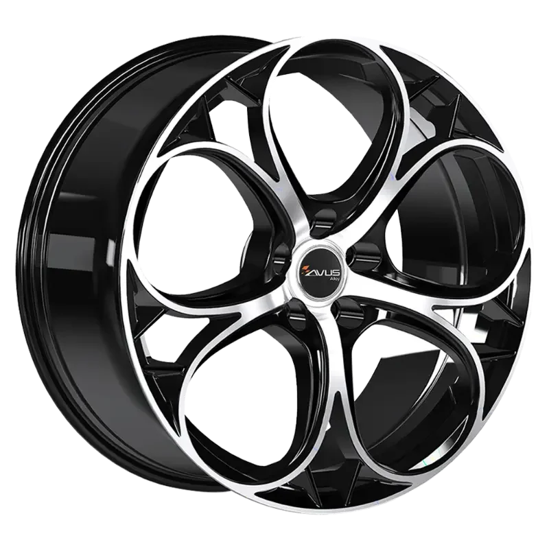 AVUS Racing AC-520 - Black Polished 8,00x18 5x110,00 ET33,00
