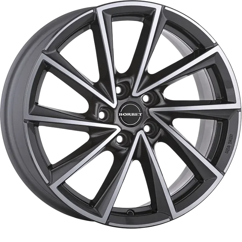 Borbet VTX graphite polished 9,50x19 5x112,00 ET40,00