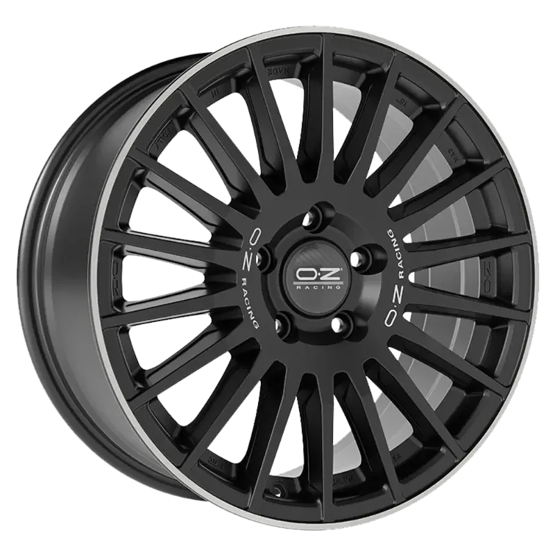 OZ RALLY DESERT MATT BLACK DIAMOND LIP 8,00x18 5x120,00 ET45,00