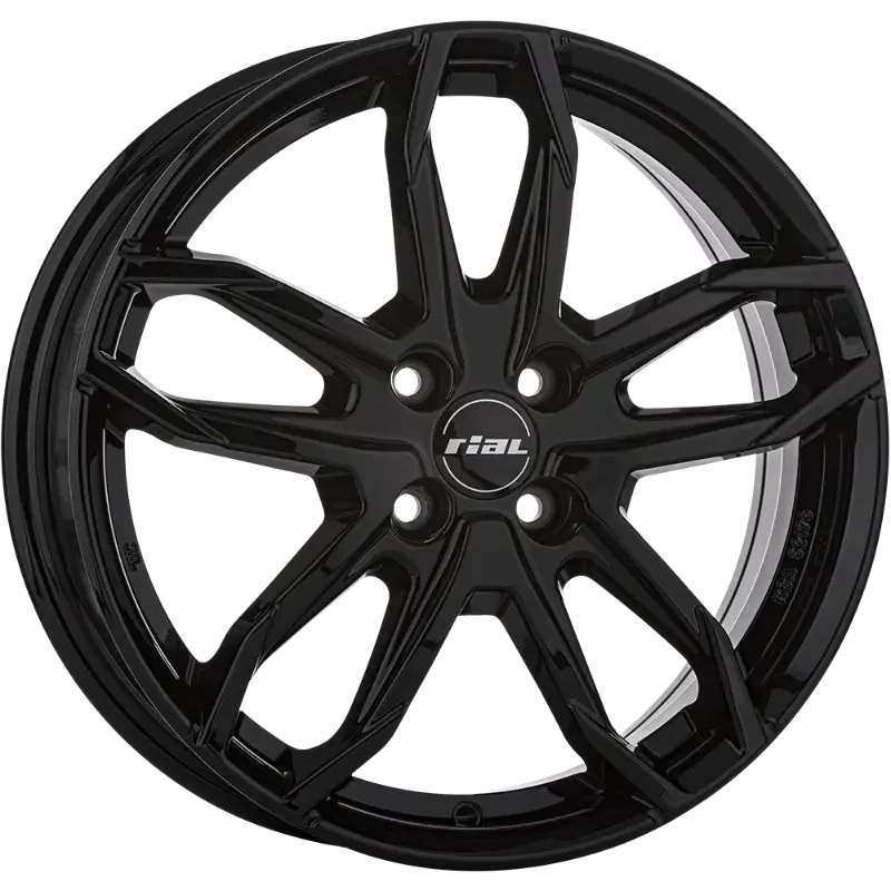 RIAL Lucca Black Gloss 6,50x16 4x108,00 ET32,00