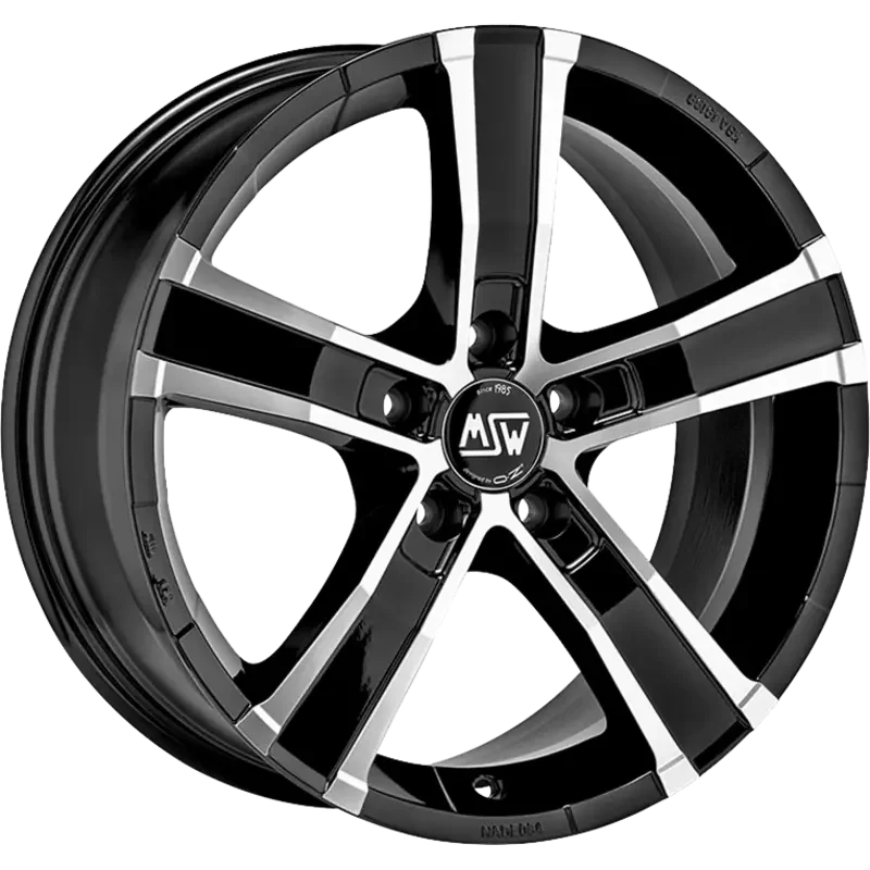 MSW Sahara 5 Black Polished 8,00x18 5x150,00 ET35,00