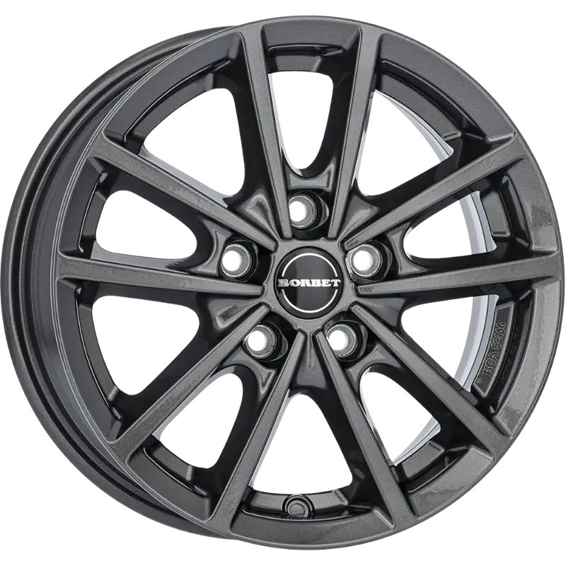 Borbet W anthracite glossy 6,00x15 5x112,00 ET43,00