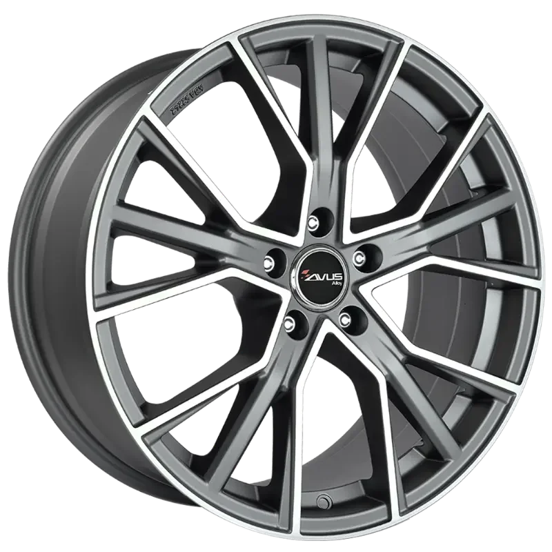 AVUS Racing AF18 - Matt Anthracite Polished 9,00x21 5x112,00 ET30,00