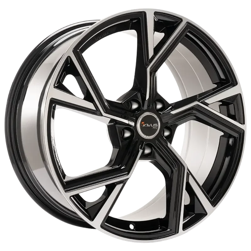 AVUS Racing AF20 - Black Polished 8,00x18 5x112,00 ET48,00