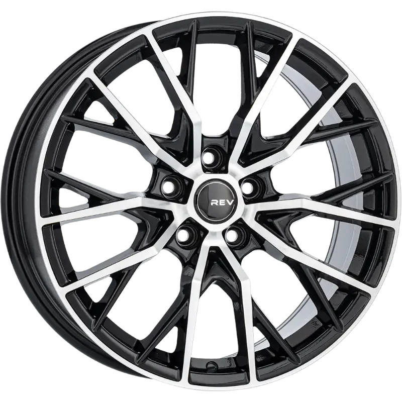 REVATIVO Vortex Black Polished 7,00x16 5x108,00 ET45,00