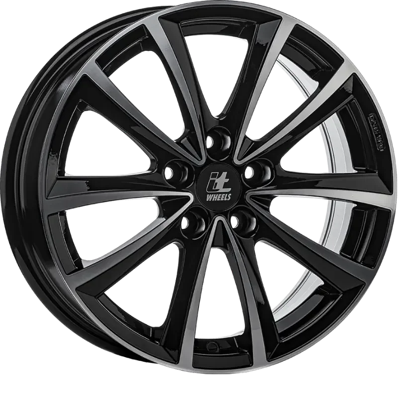 itWHEELS Elena Black Polished 7,50x17 5x100,00 ET38,00