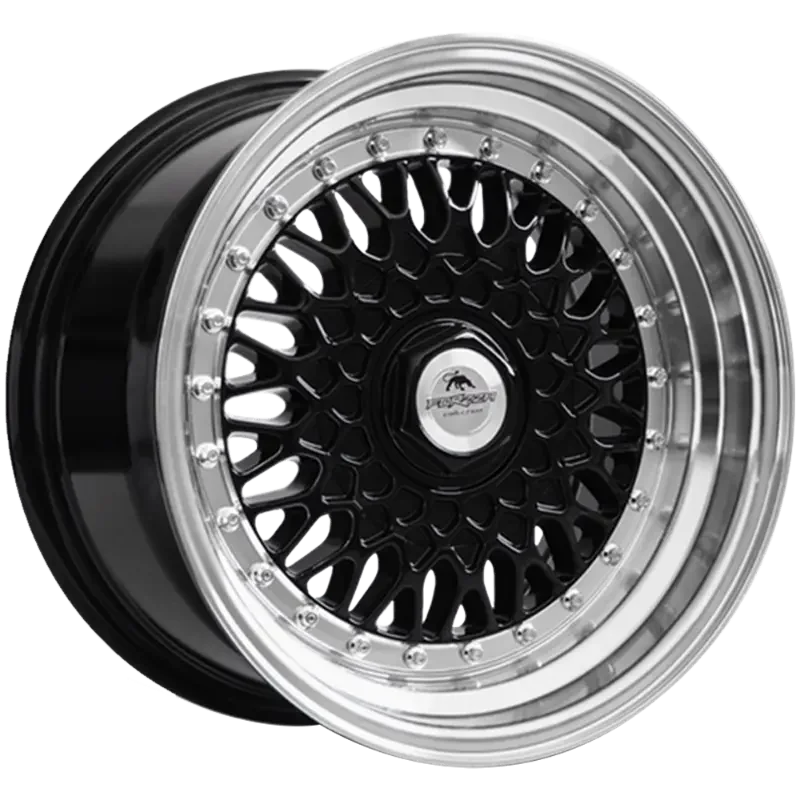 FORZZA Malm Black Lip Machined 7,00x15 4x100,00 / 4x114,30 ET25,00